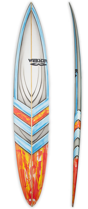 程度良好！ WEBSTER ウェブスターサーフボード ATOM 5'10ライダー